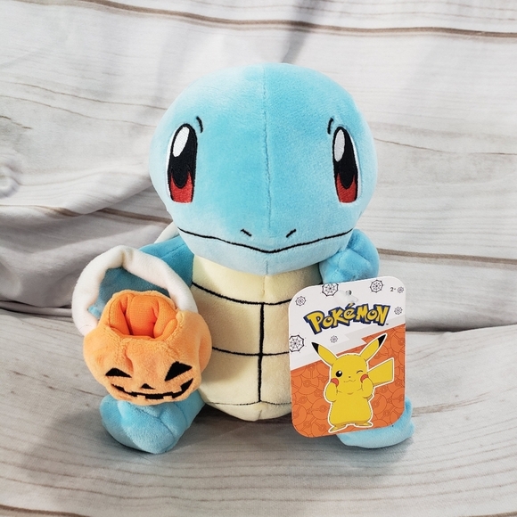 Pokemon Squirtle Halloween Plush Stuffed Toy Jazwares 8 Inch 2023 - Picture 1 of 11